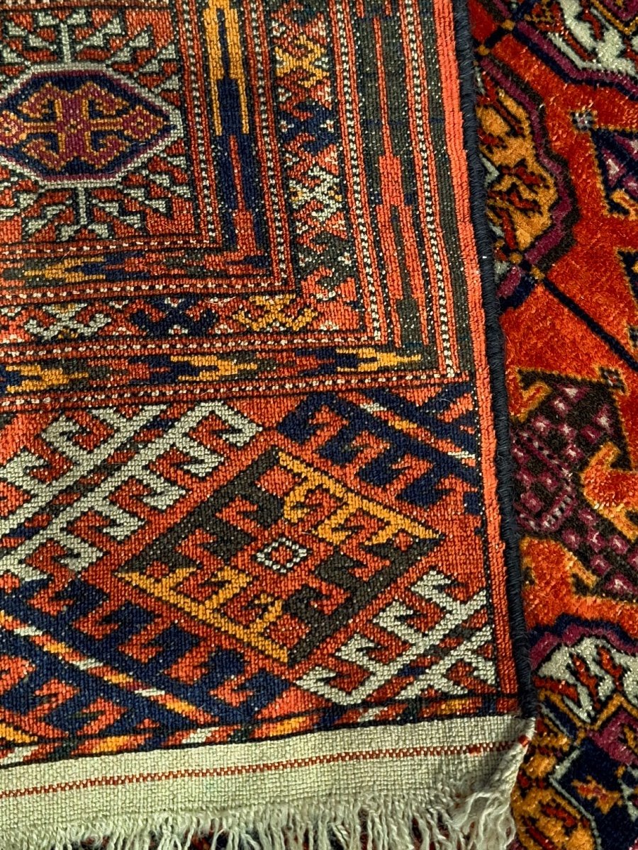 Tapis Ancien Noué à La Main Tekke-photo-2