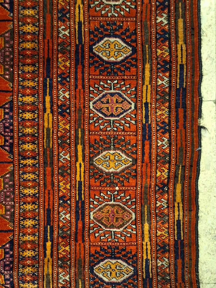 Tapis Ancien Noué à La Main Tekke-photo-3