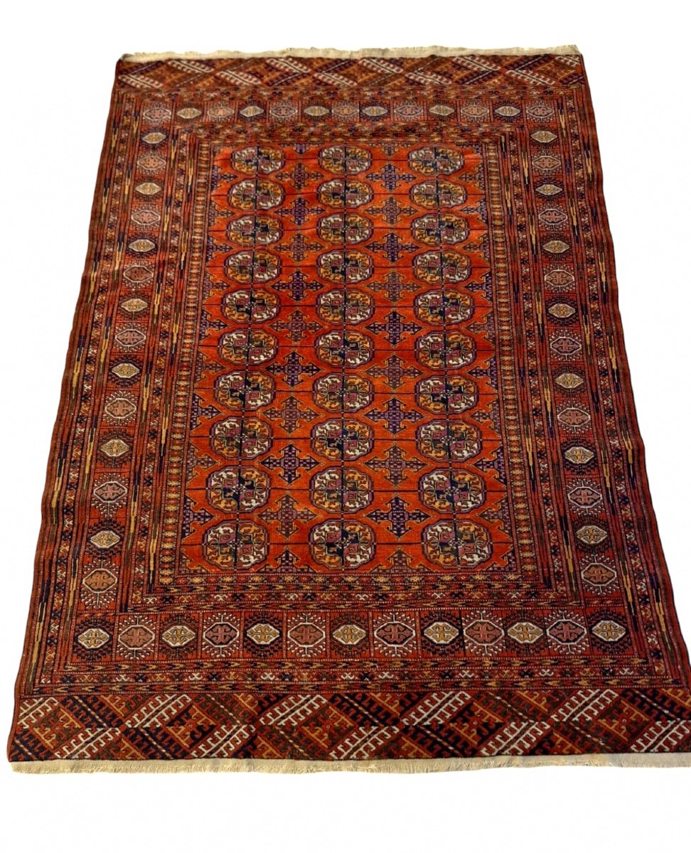 Tapis Ancien Noué à La Main Tekke