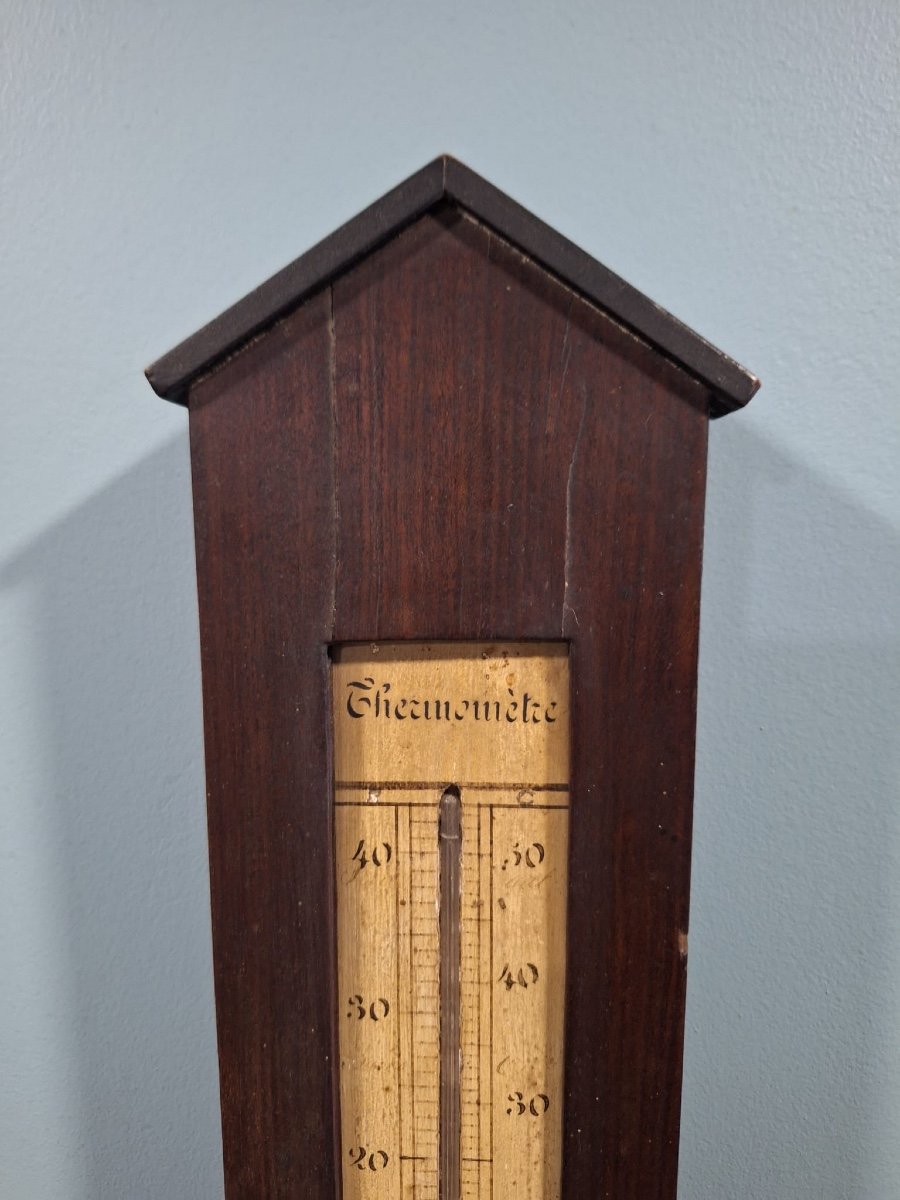 Baromètre/thermomètre/calendrier Antique-photo-3