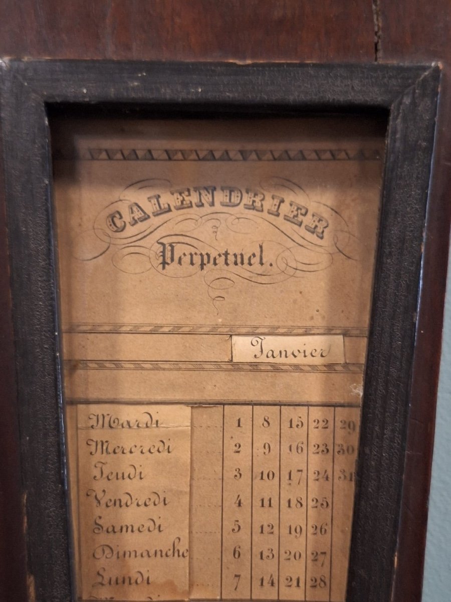 Baromètre/thermomètre/calendrier Antique-photo-4