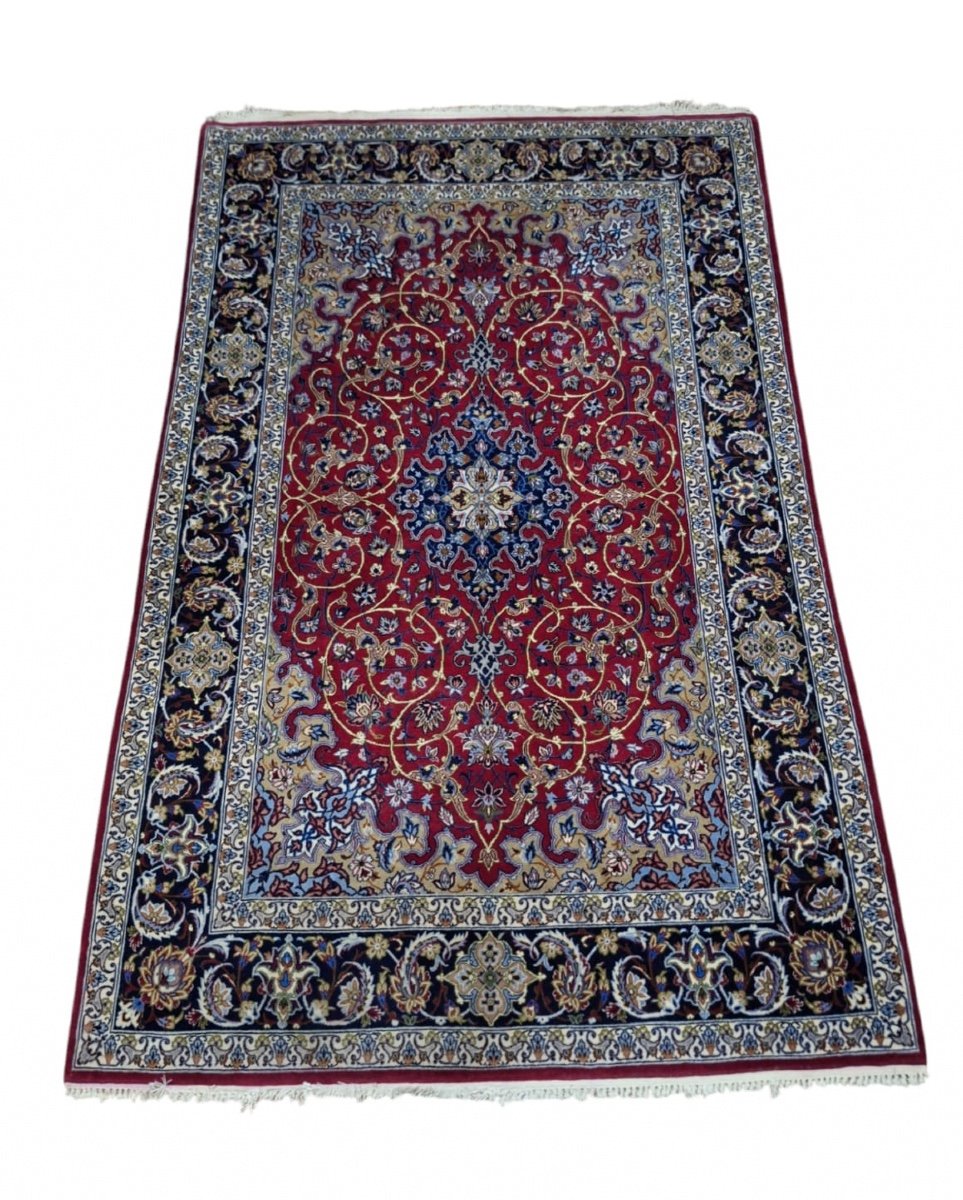 Tapis Noué Main Vintage Ispahan