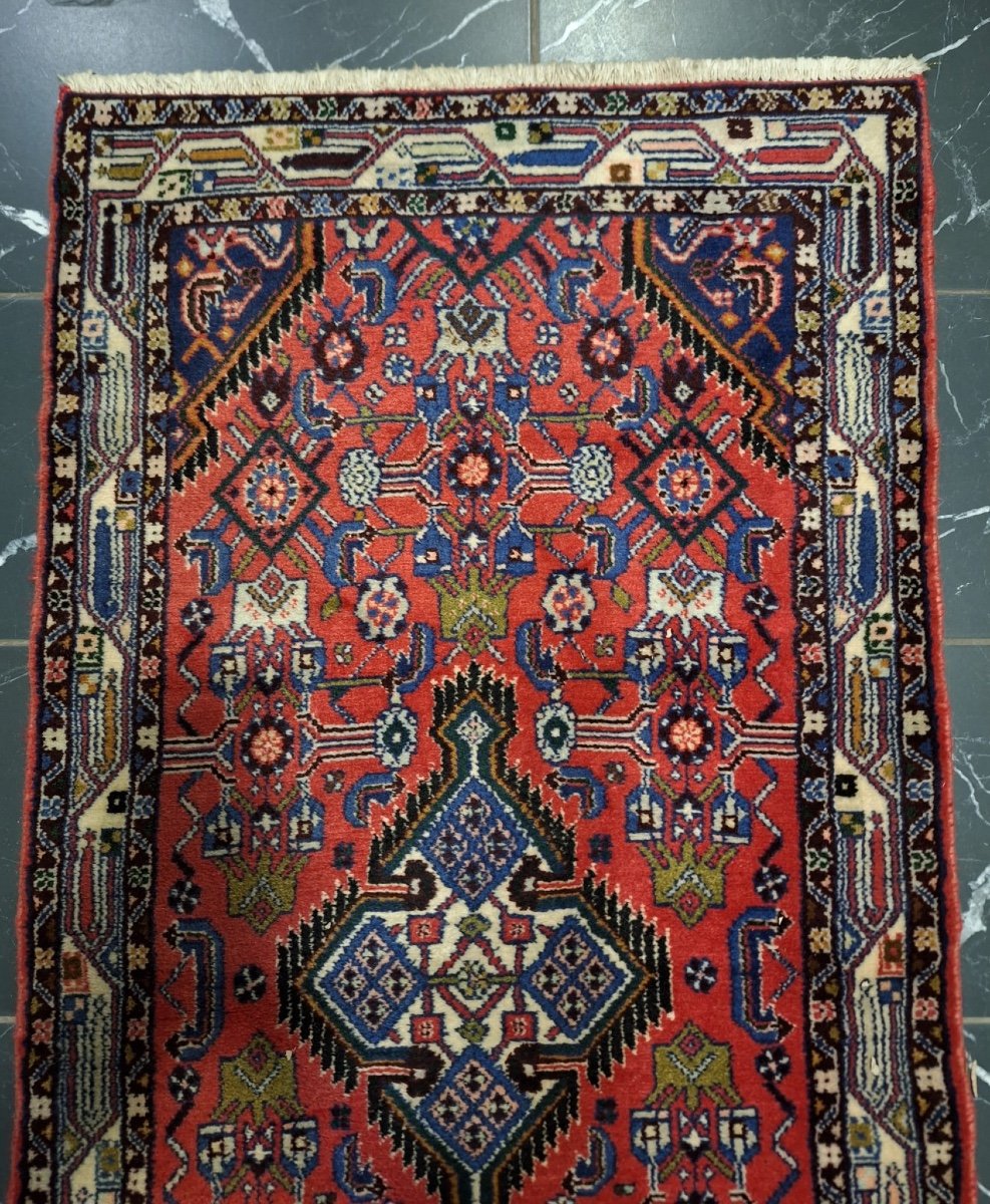 Asadabad Vintage Hand Knotted Rug-photo-4