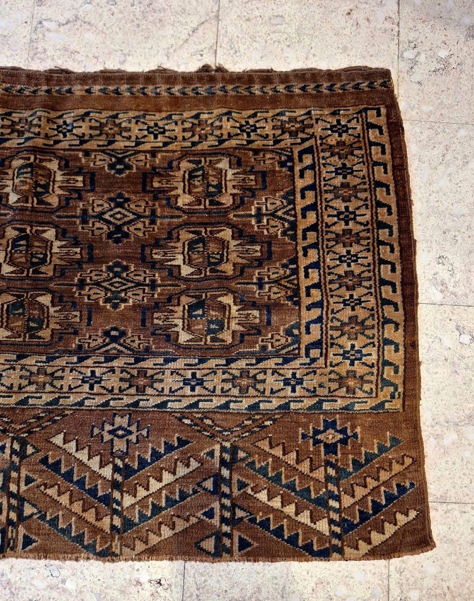 Yumut Hand Knotted Antique Rug-photo-3