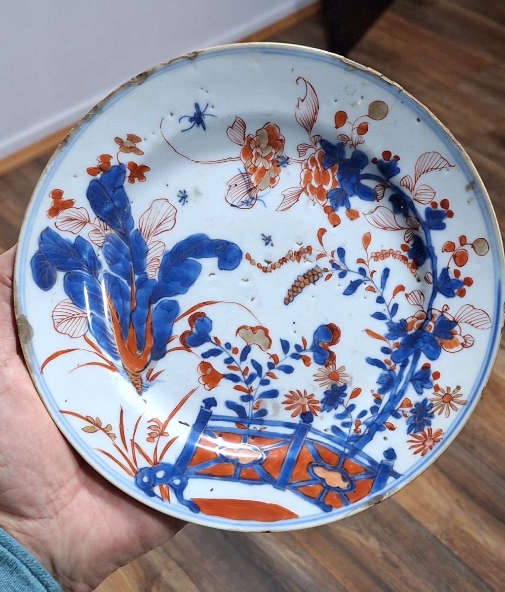 2 Assiettes Chinoises, époque Kangxi, XVIIe-xviiie Siècles-photo-3