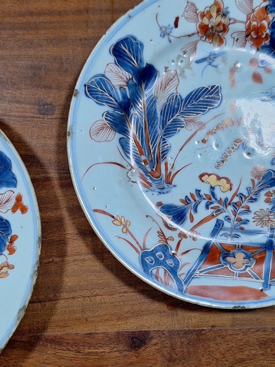 2 Assiettes Chinoises, époque Kangxi, XVIIe-xviiie Siècles-photo-3