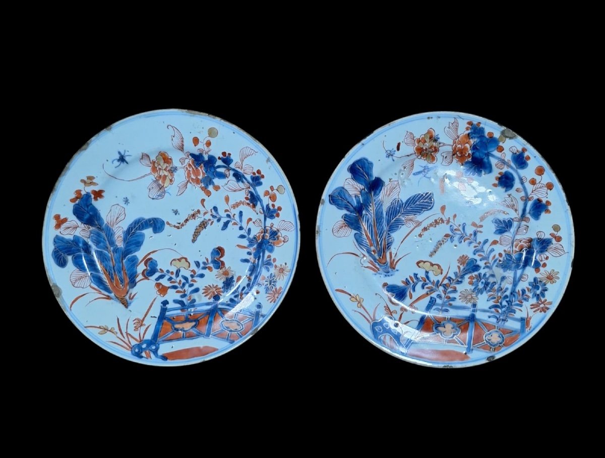 2 Assiettes Chinoises, époque Kangxi, XVIIe-xviiie Siècles