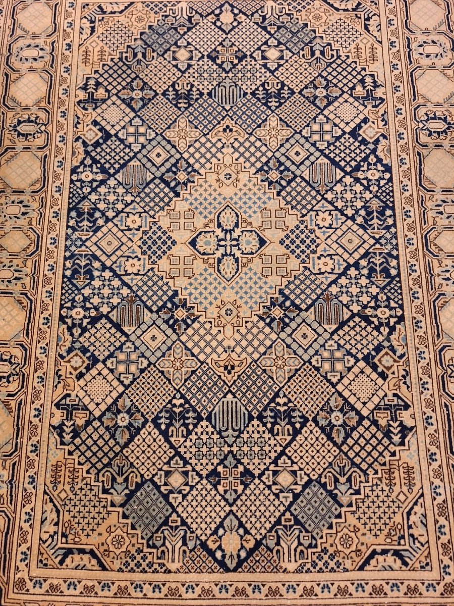 Tapis Noué à La Main Vintage Tabriz-photo-1