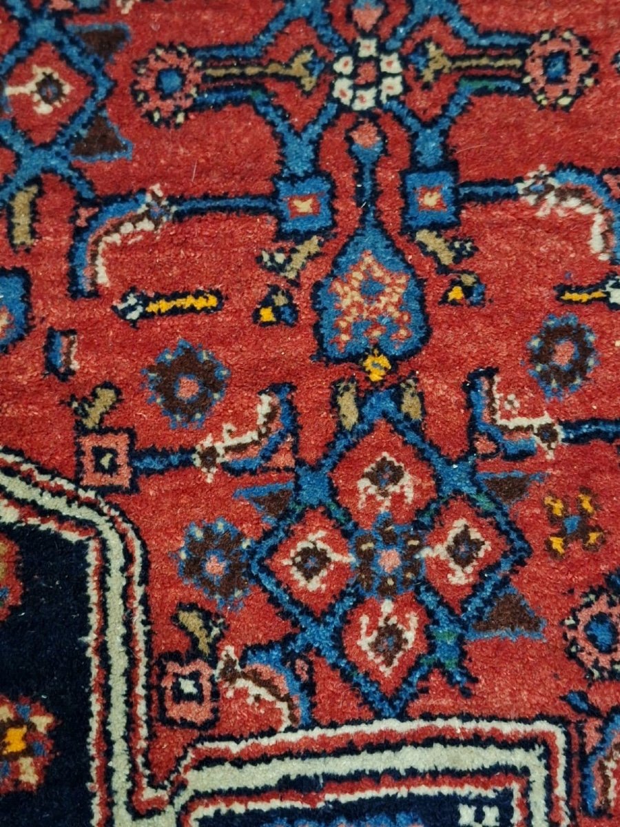 Vintage Hand Knotted Bidjar Rug-photo-4