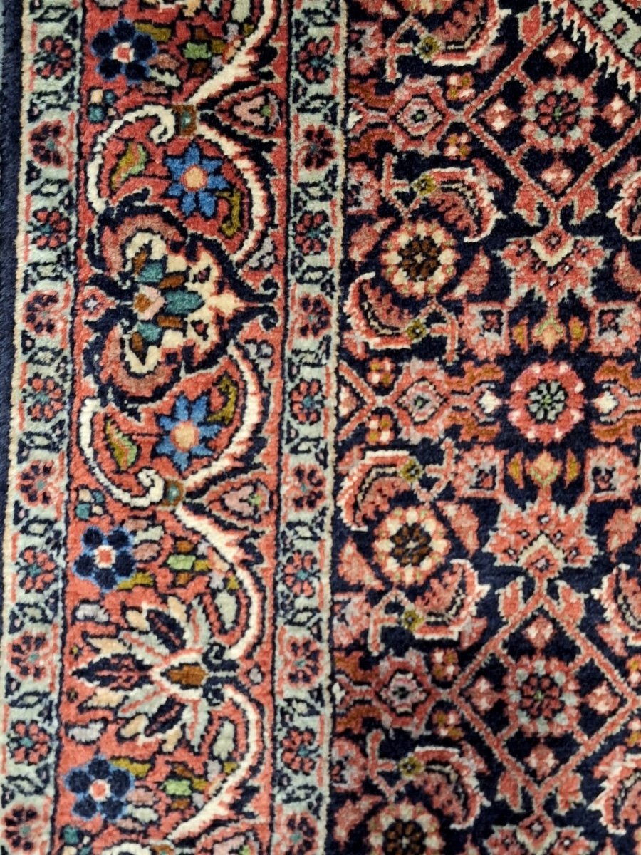 Tapis Persan Noué Main Bidjar Tekab-photo-1