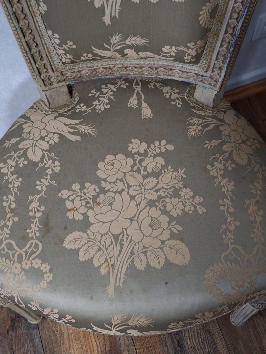 Pair Of Antique Louis XVI Style Chairs-photo-6