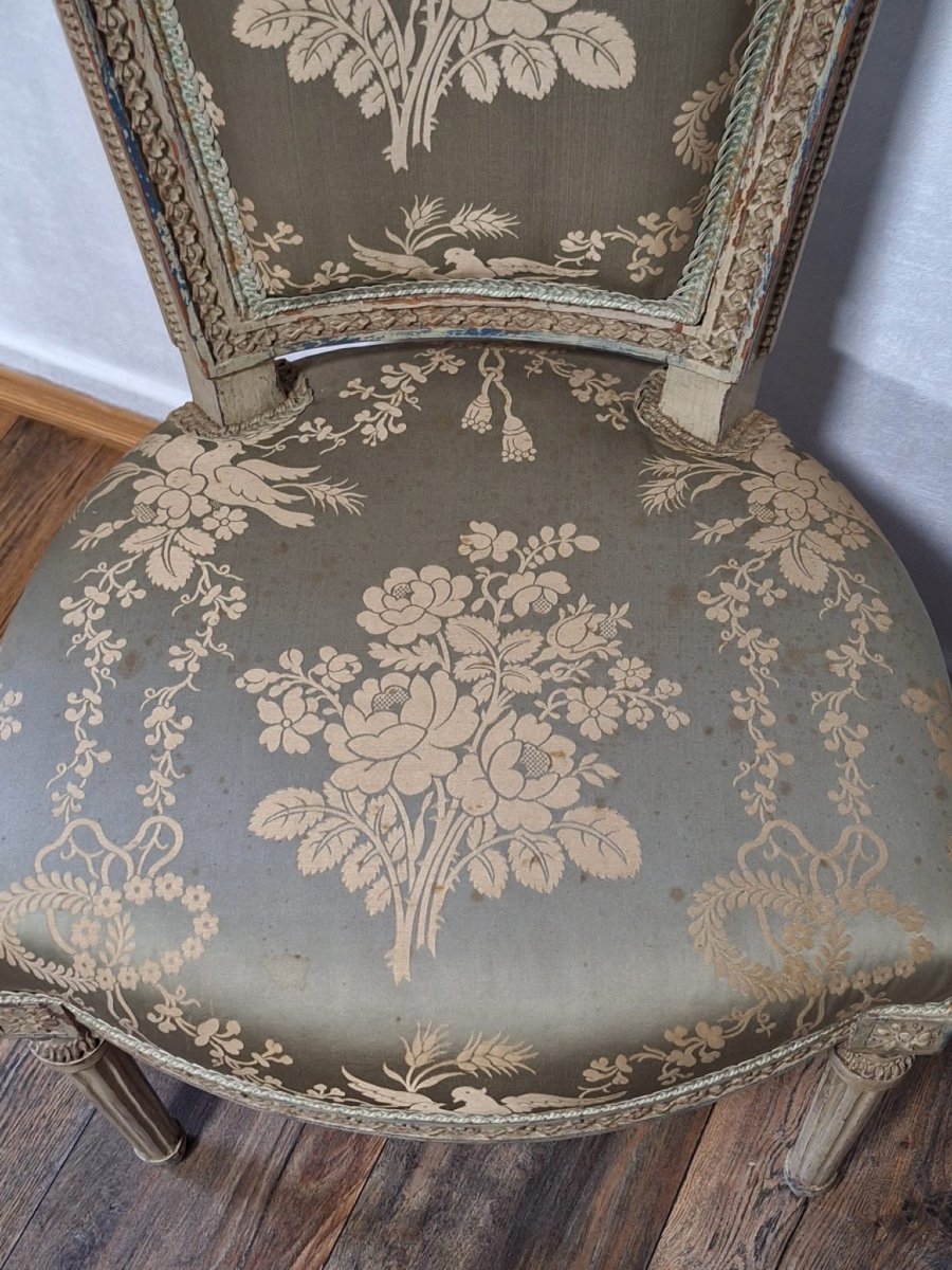 Pair Of Antique Louis XVI Style Chairs-photo-8