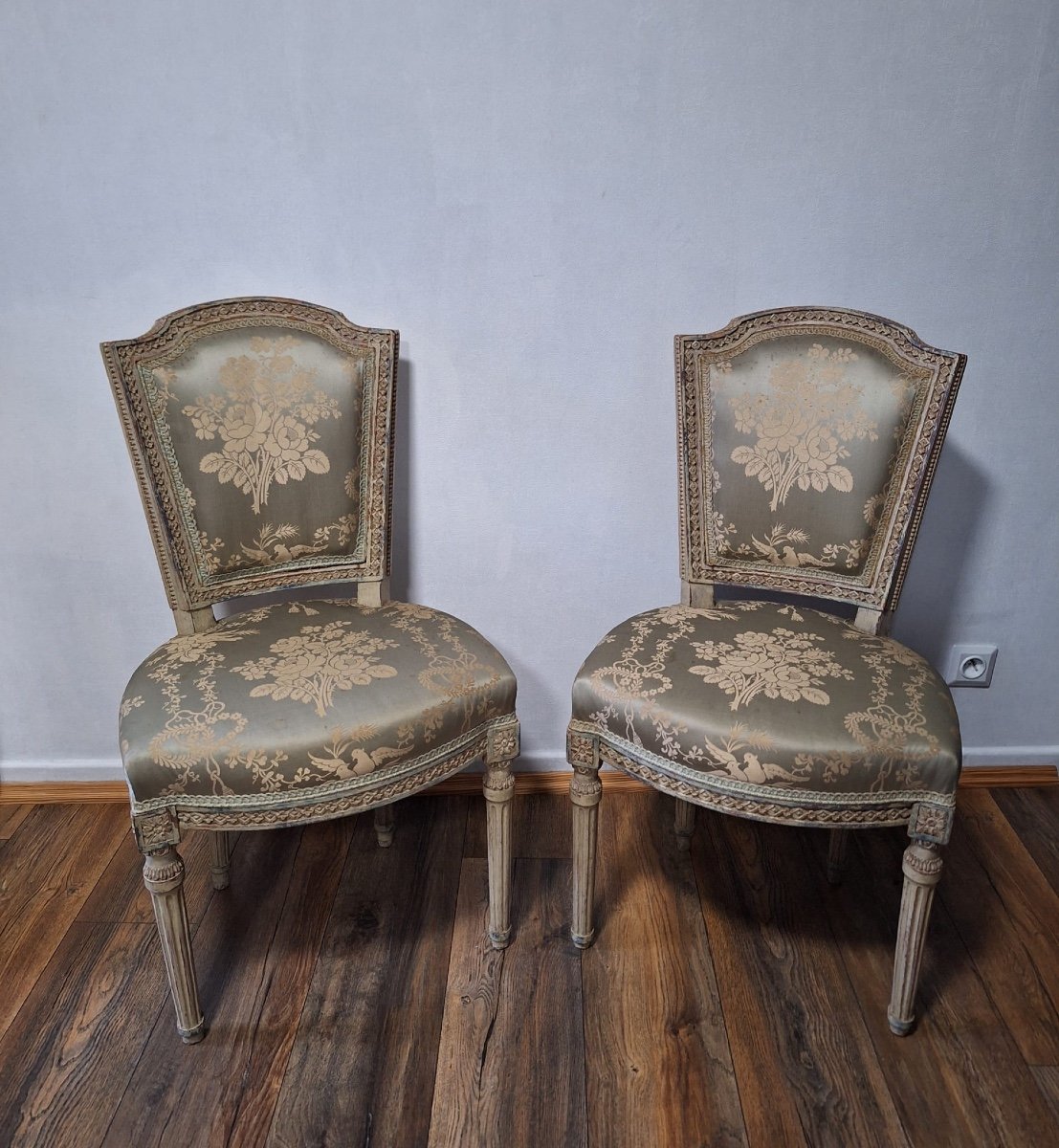 Pair Of Antique Louis XVI Style Chairs