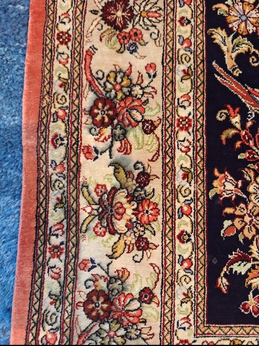 Ghoum Hand Knotted Vintage Silk Rug-photo-3