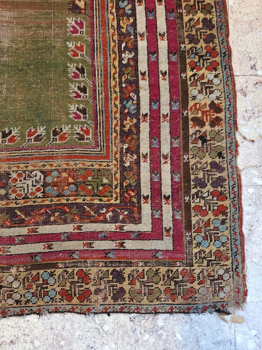 Anatolian Antique  Hand Knotted Kirshehir Prayer Rug-photo-7