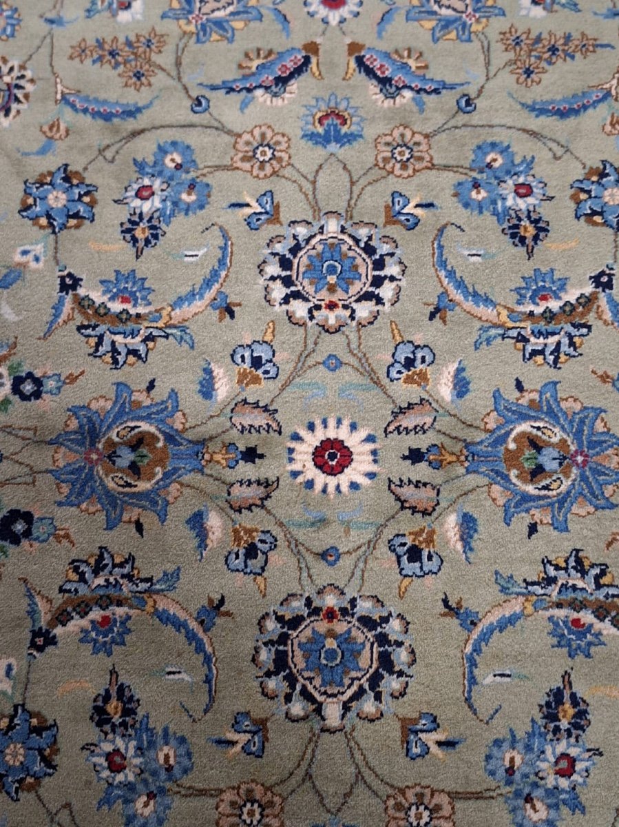 Hand Knotted Carpet Kashan, Iran-photo-3