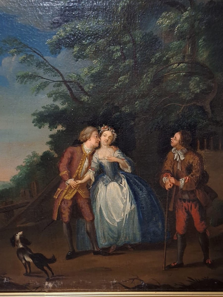 Antique Painting, 18th Century-photo-2