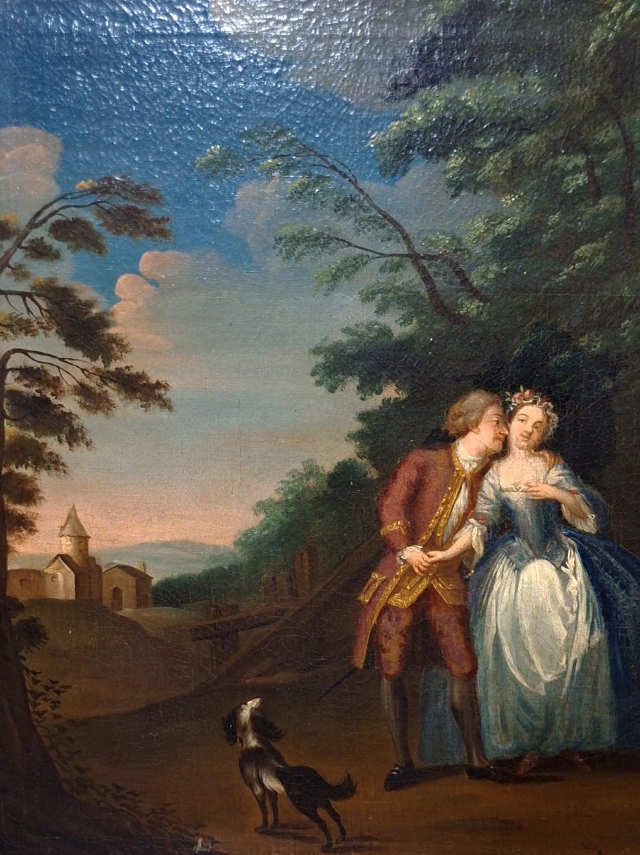 Antique Painting, 18th Century-photo-4