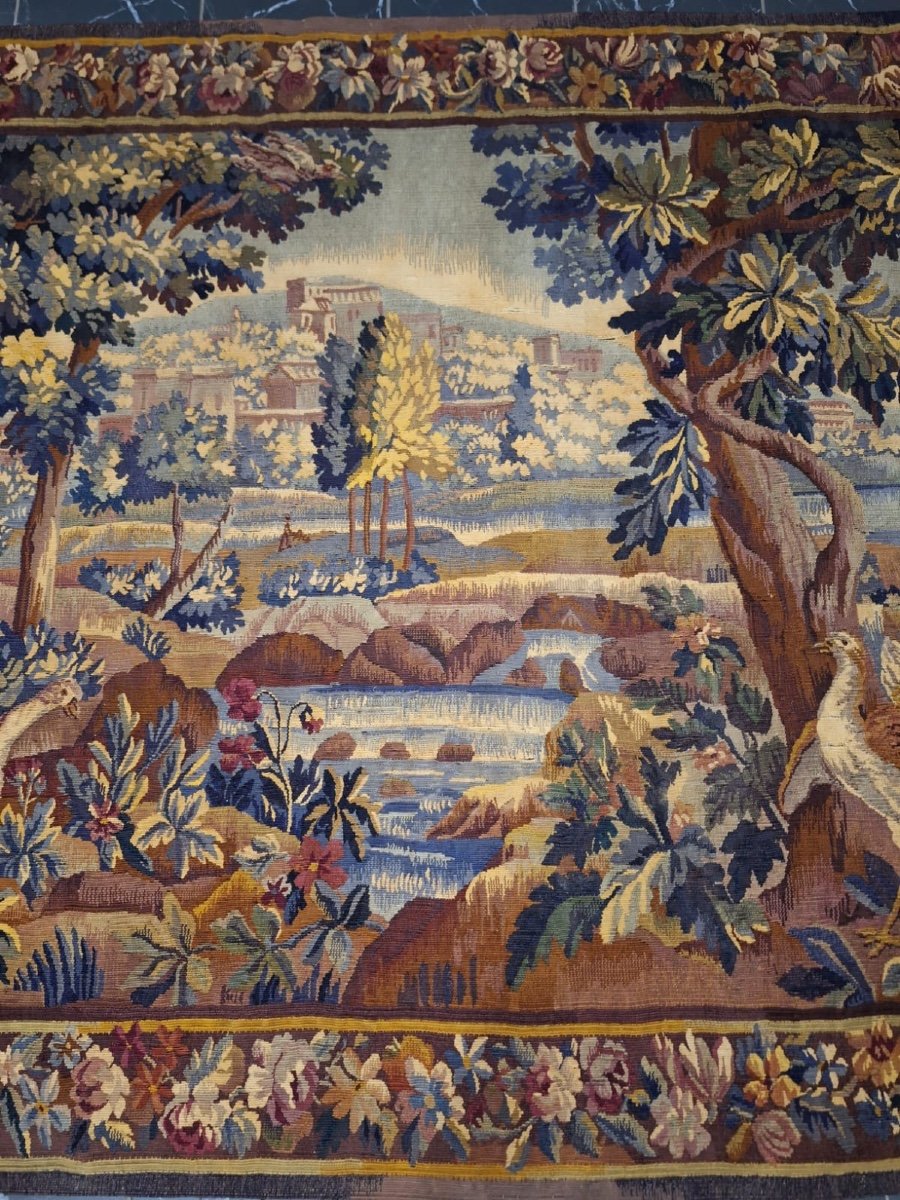 Antique Tapestry, 19th Century-photo-4