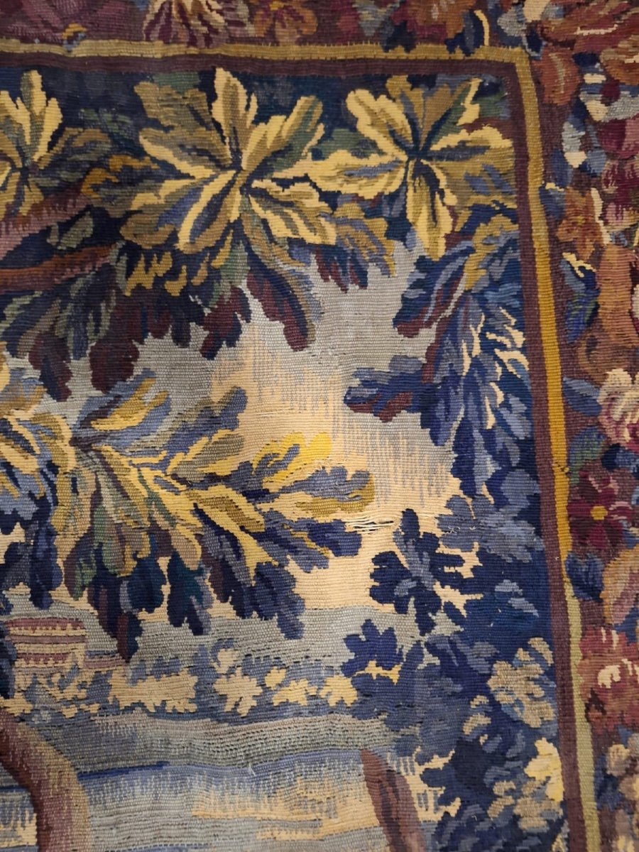 Antique Tapestry, 19th Century-photo-2