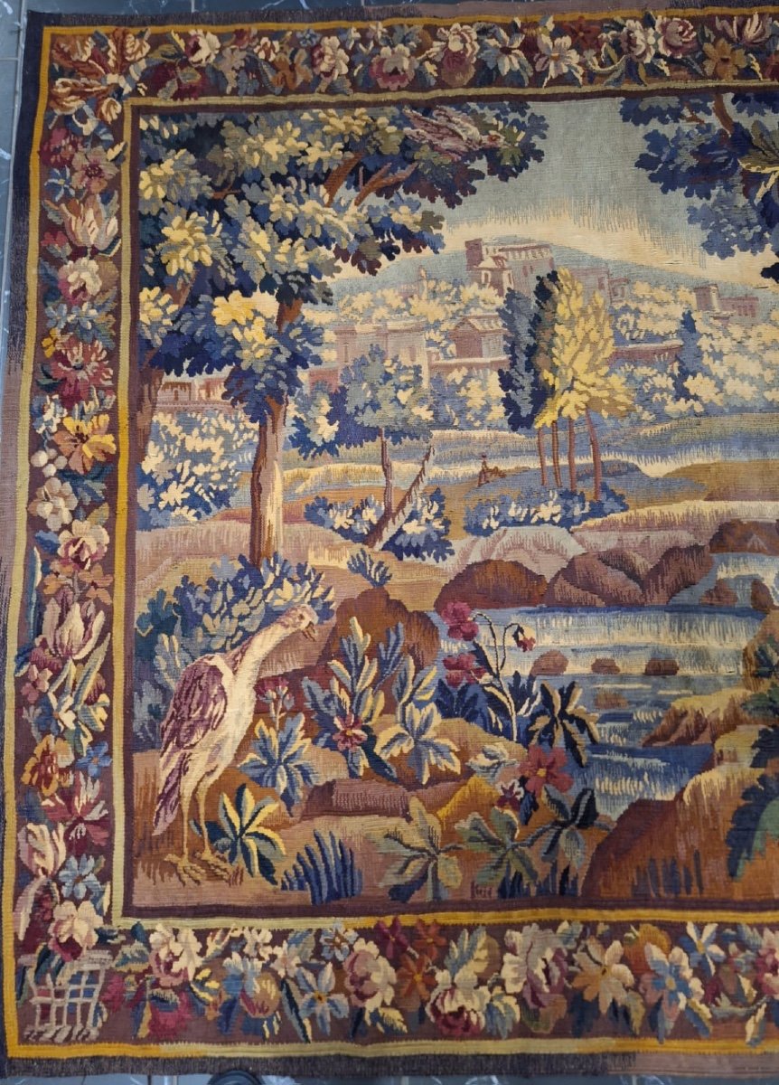 Antique Tapestry, 19th Century-photo-8