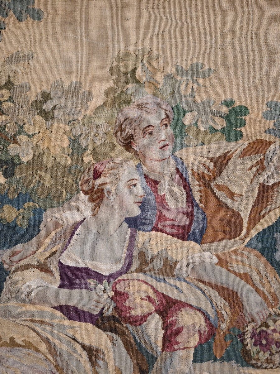 French Aubusson Tapestry, 19th Century-photo-3