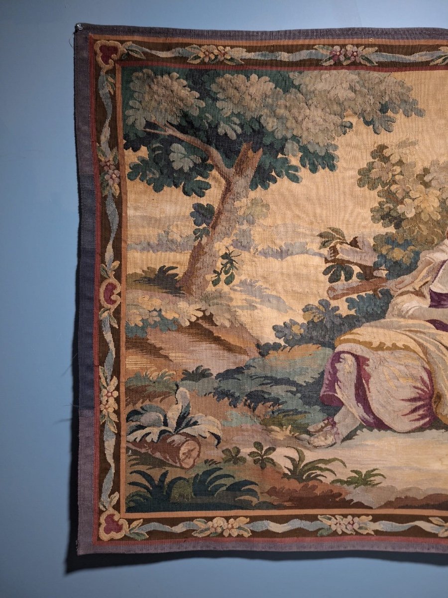 French Aubusson Tapestry, 19th Century-photo-3