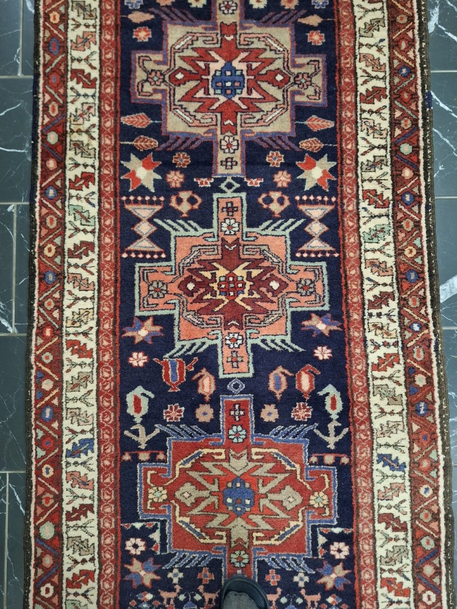 Tapis Noué à La Main Hamadan, Iran-photo-2