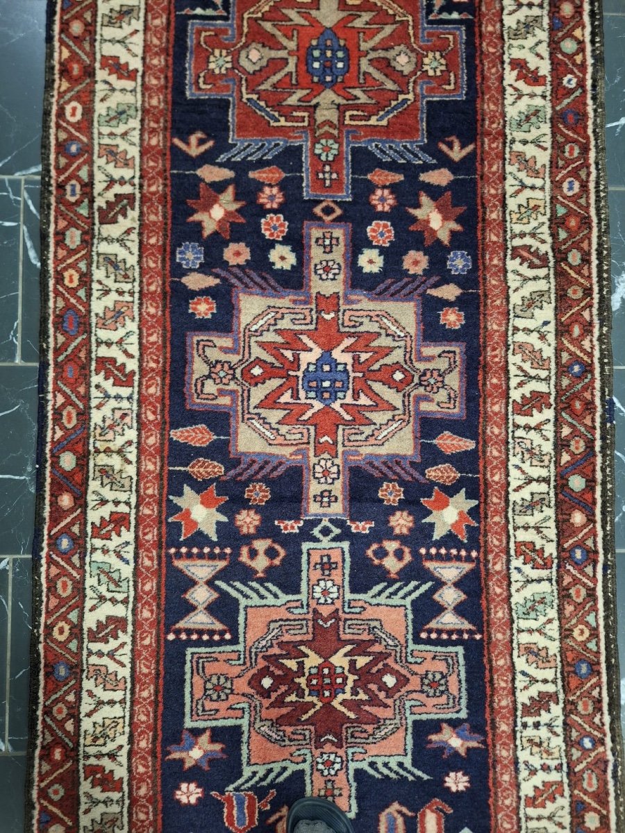 Tapis Noué à La Main Hamadan, Iran-photo-1