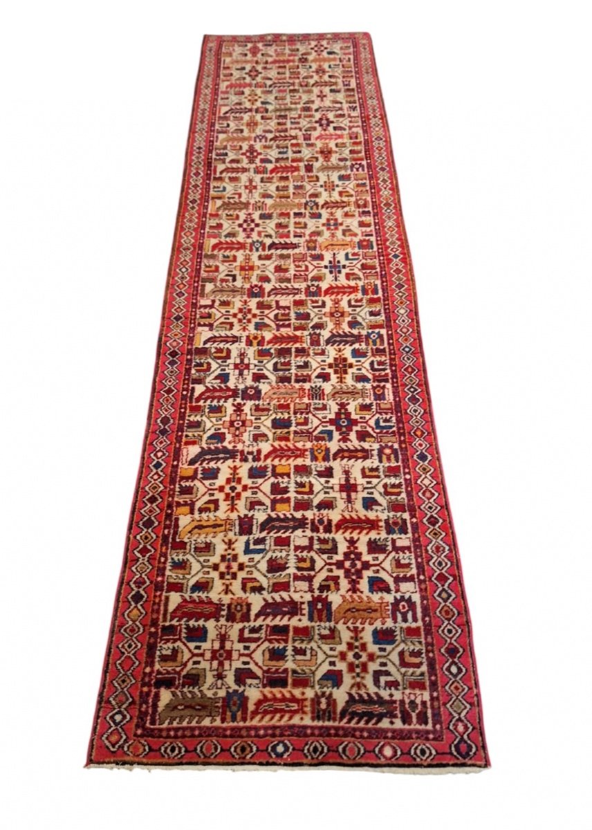 Tapis galerie  Vintage Noué à La Main Kharabigh