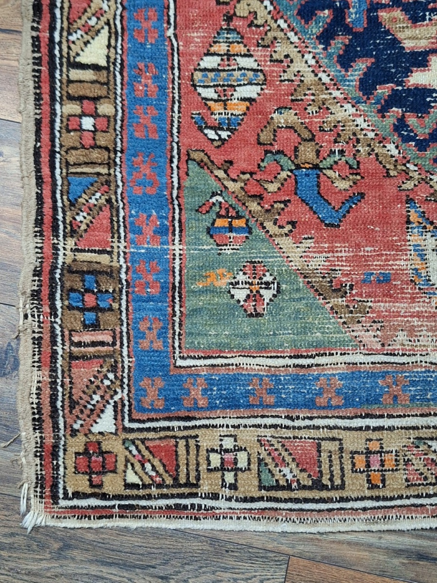 Tapis Galerie  Ancien,  Noué Main Bakshaish, Iran-photo-3