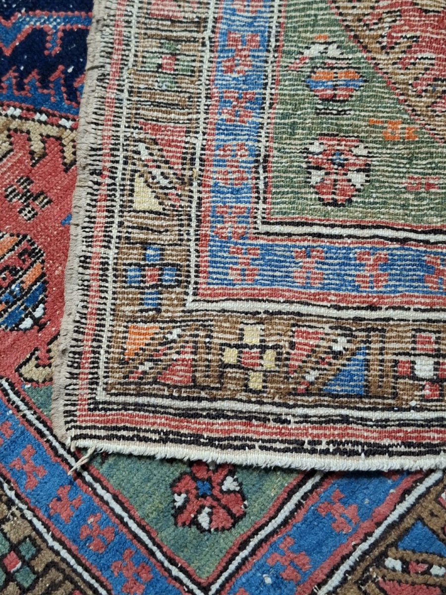 Antique Hand-knotted Bakshaish Rug, Iran-photo-6