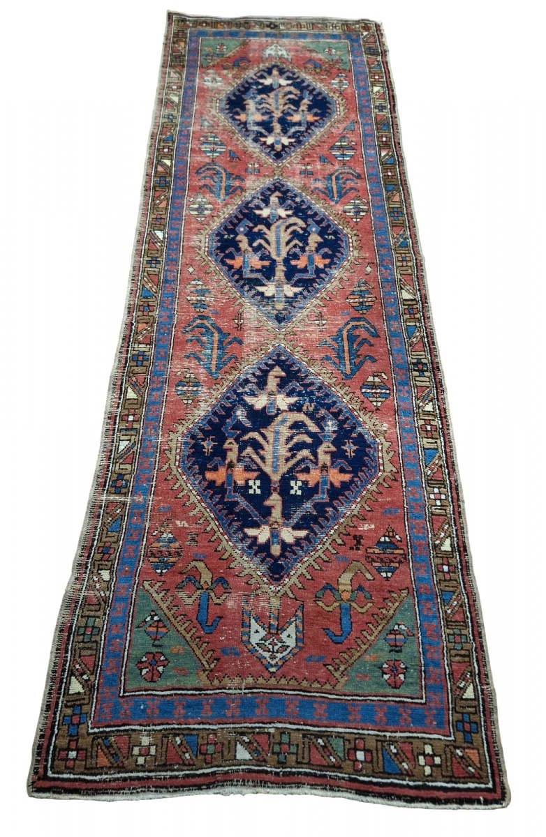 Antique Hand-knotted Bakshaish Rug, Iran