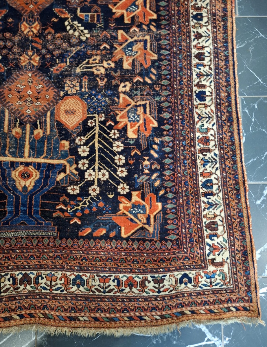 Antique Hand-knotted Carpet, Avshar, Iran-photo-2