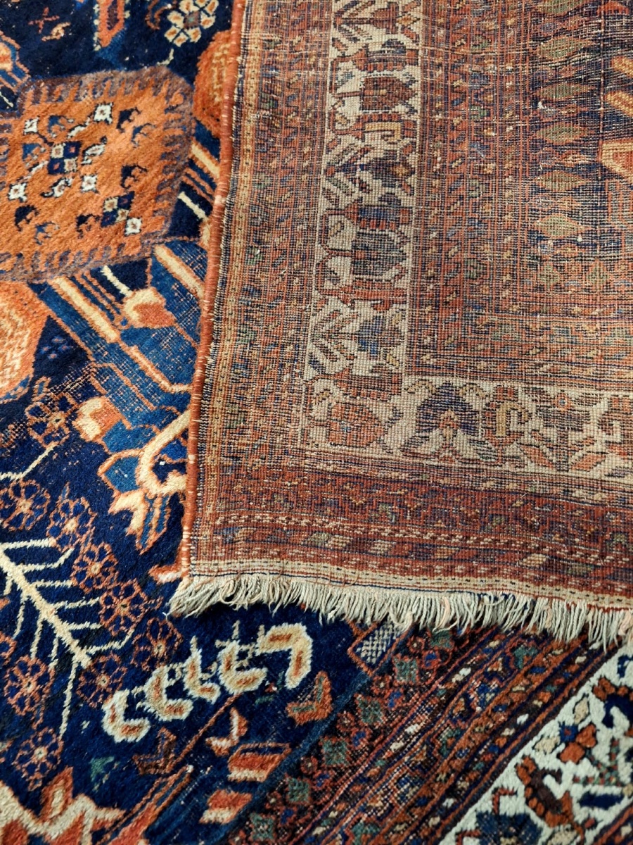 Antique Hand-knotted Carpet, Avshar, Iran-photo-5