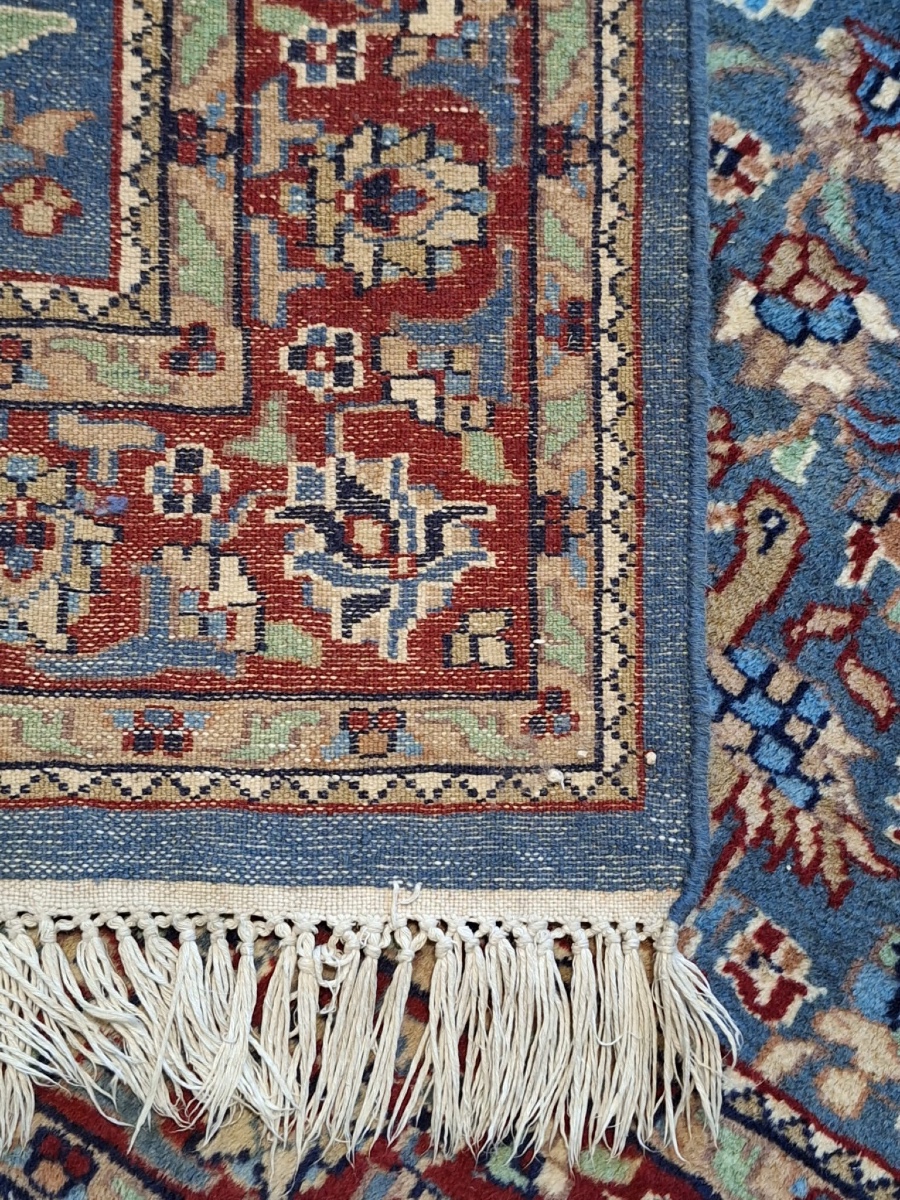 Vintage Hand Knotted Rug Kashan Design, Pakistan-photo-1