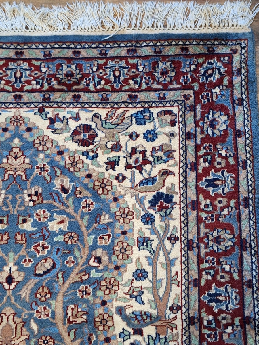 Vintage Hand Knotted Rug Kashan Design, Pakistan-photo-4