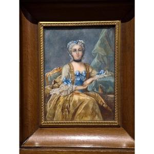 Miniature Portrait Of Madame De Sorquainville