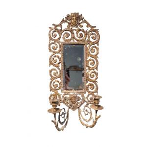 Antique Bronze Mirror