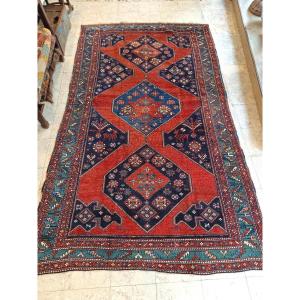 Antique Hand-knotted Kazak Caucasian Rug, Dating From 1928.