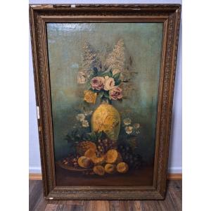 Antique Painting Signed, Dated 1894