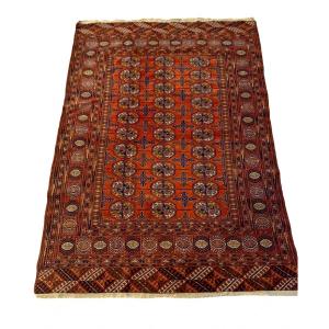 Tapis Ancien Noué à La Main Tekke