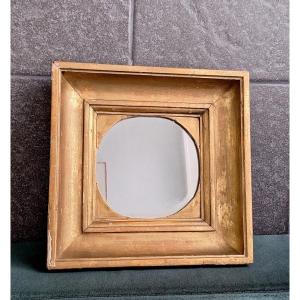 Beautiful Small Antique Mirror, 18th Century