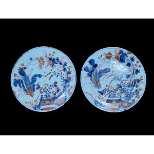 2 Assiettes Chinoises, époque Kangxi, XVIIe-xviiie Siècles