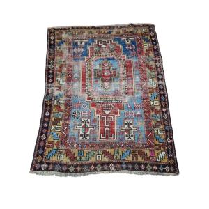 Tapis Kazak Ancien Noué à La Main