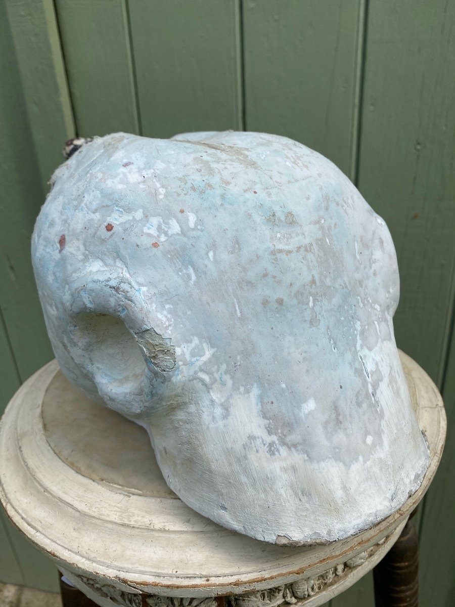 Paper Mache Bear Head-photo-1