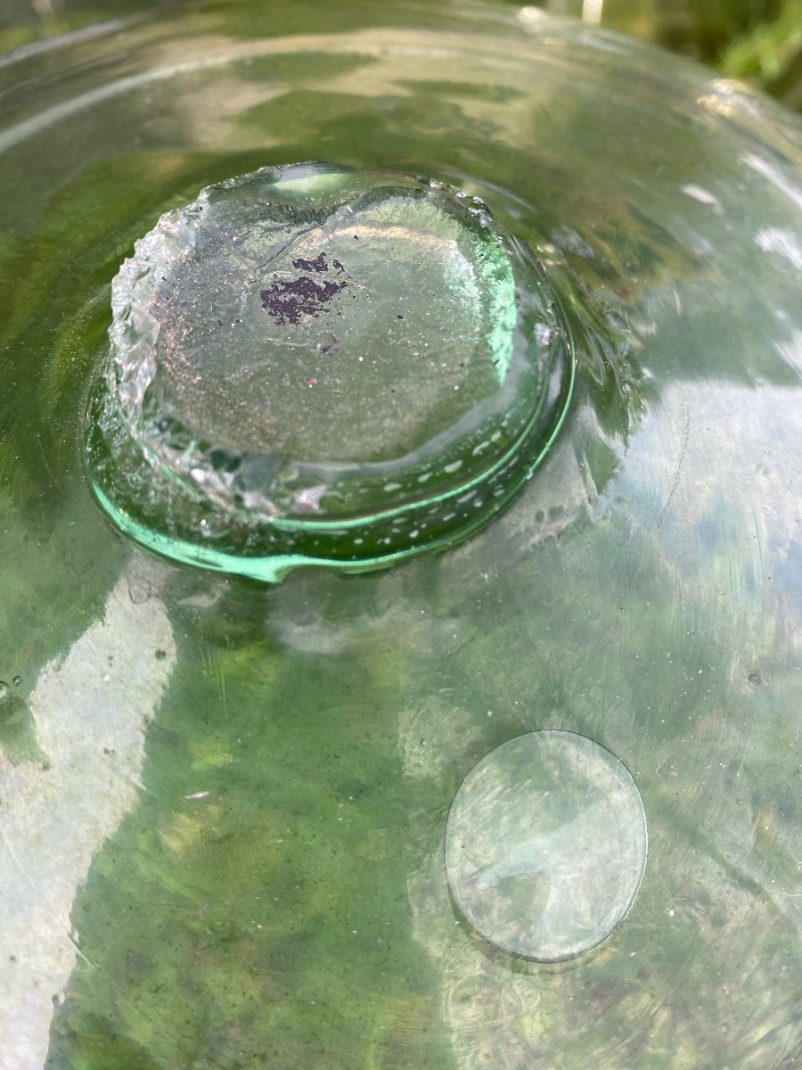 Cloches De Jardin, Cloches De Jardinier, Cloches à Melon En Verre Soufflé XIXè-photo-3