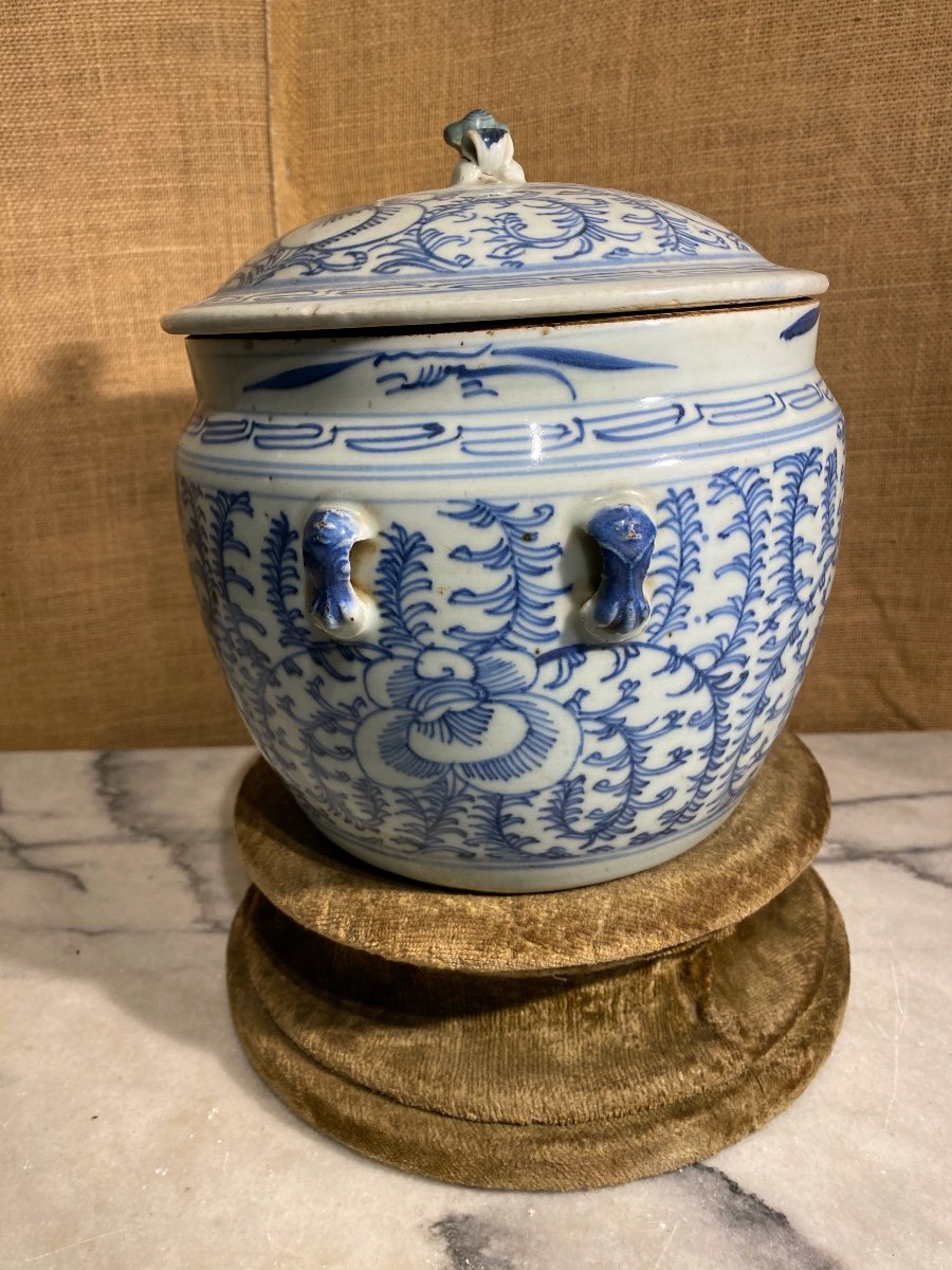 Porcelain Ginger Jar "blue And White"-photo-2