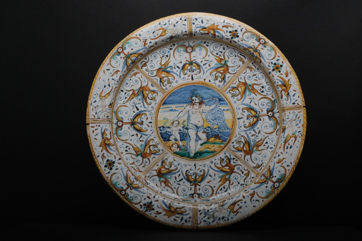 Large Plate From The Deruta Manufacture, Early Seventeenth Century