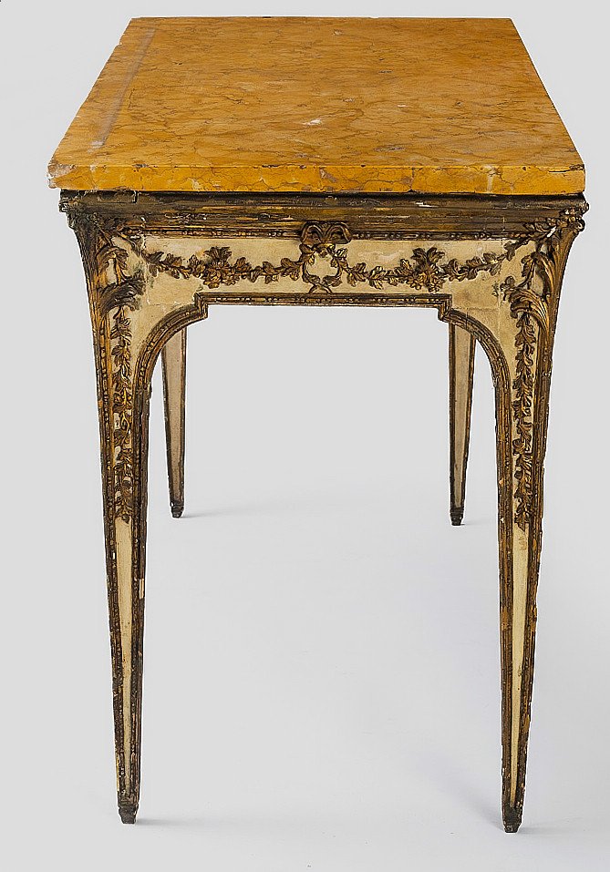 Large Console From The Transition Period, Naples Circa 1780-photo-4